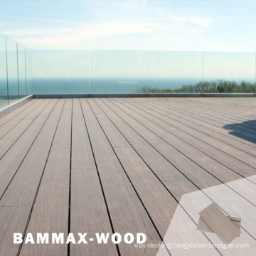 Affordable Real Wood Hand-Feel Clever Concealed Fixings Resilient WPC Decking Board Side Cover